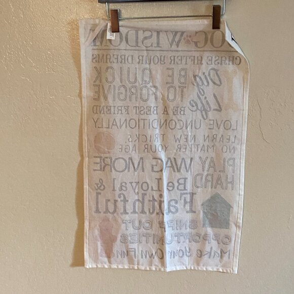 2 Cotton Kitchen Towels - Dog Wisdom - Picture 6 of 8